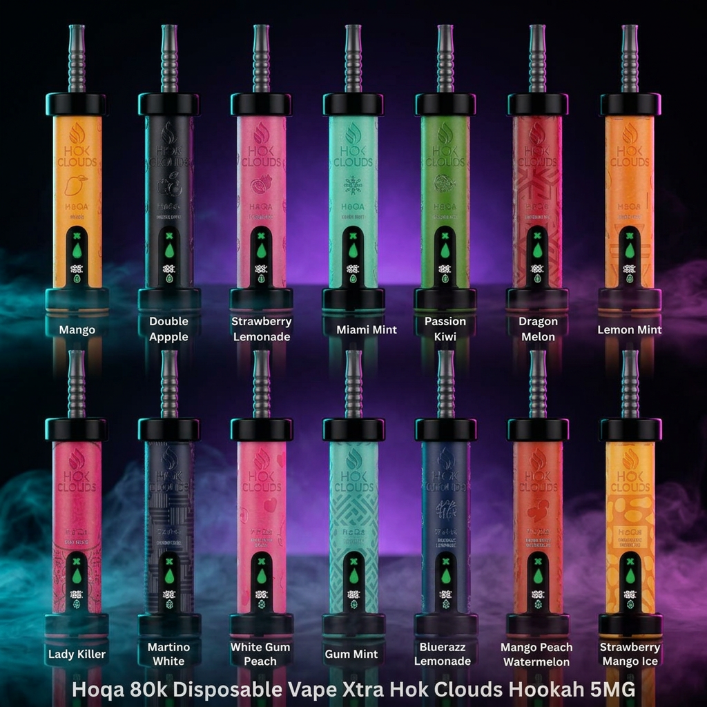 Hookah products at Cloud 101 Jacksonville smoke shop